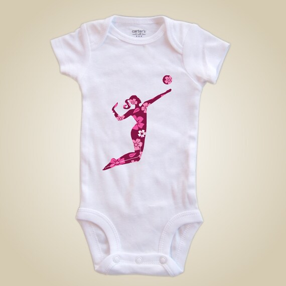 Volleyball baby girl or boy one piece SpikeChick by VolleyChick