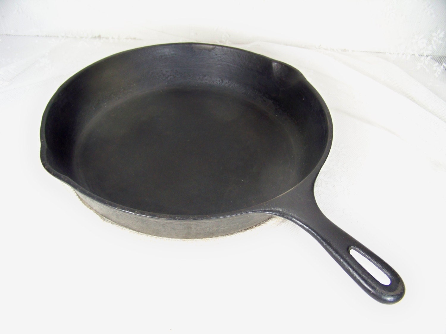 Vintage Wagner Ware No 10 Cast Iron Skillet 11 3/4 Fry