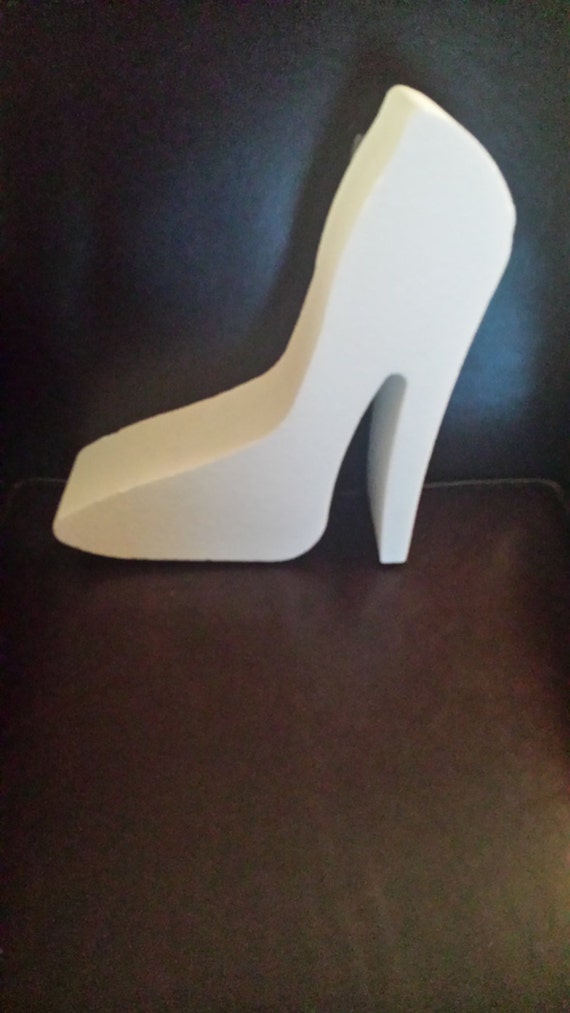 Giant STYROFOAM Heel shapes craft. wedding. anniversary