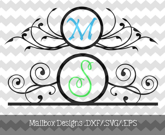 Download Items similar to Mailbox Designs .DXF, .SVG, and .EPS Files for use with your Silhouette Studio ...