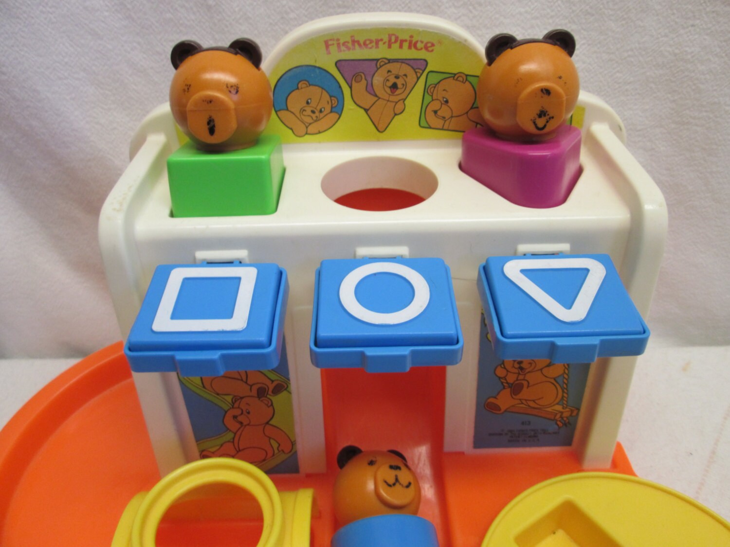 Fisher Price Shape Bears 1984 learning toys shapes by HeyJunkman