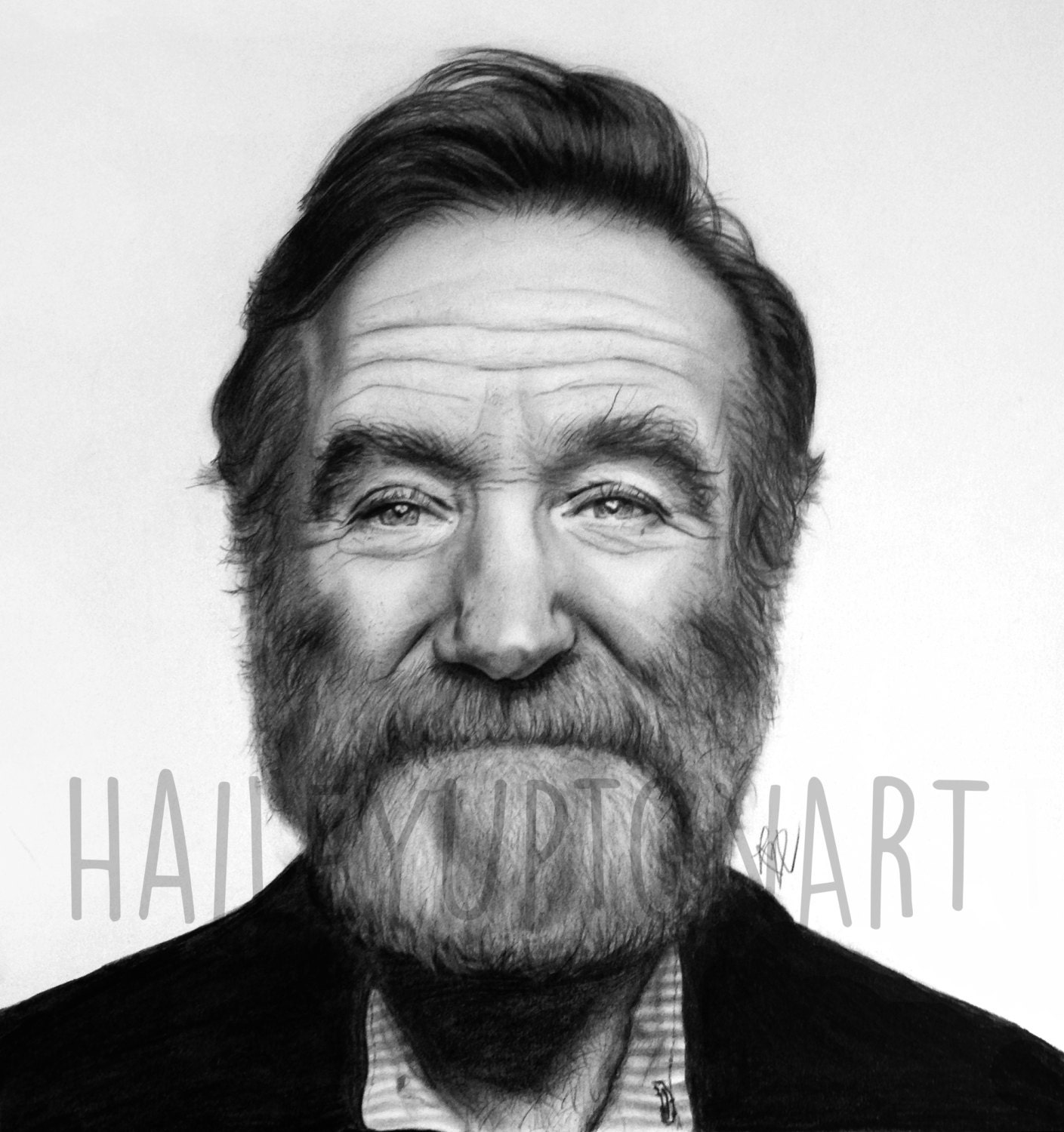 Robin Williams Art Print From Original Pencil by UptonStudios