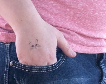 cat tattoos etsy cat tattoos etsy