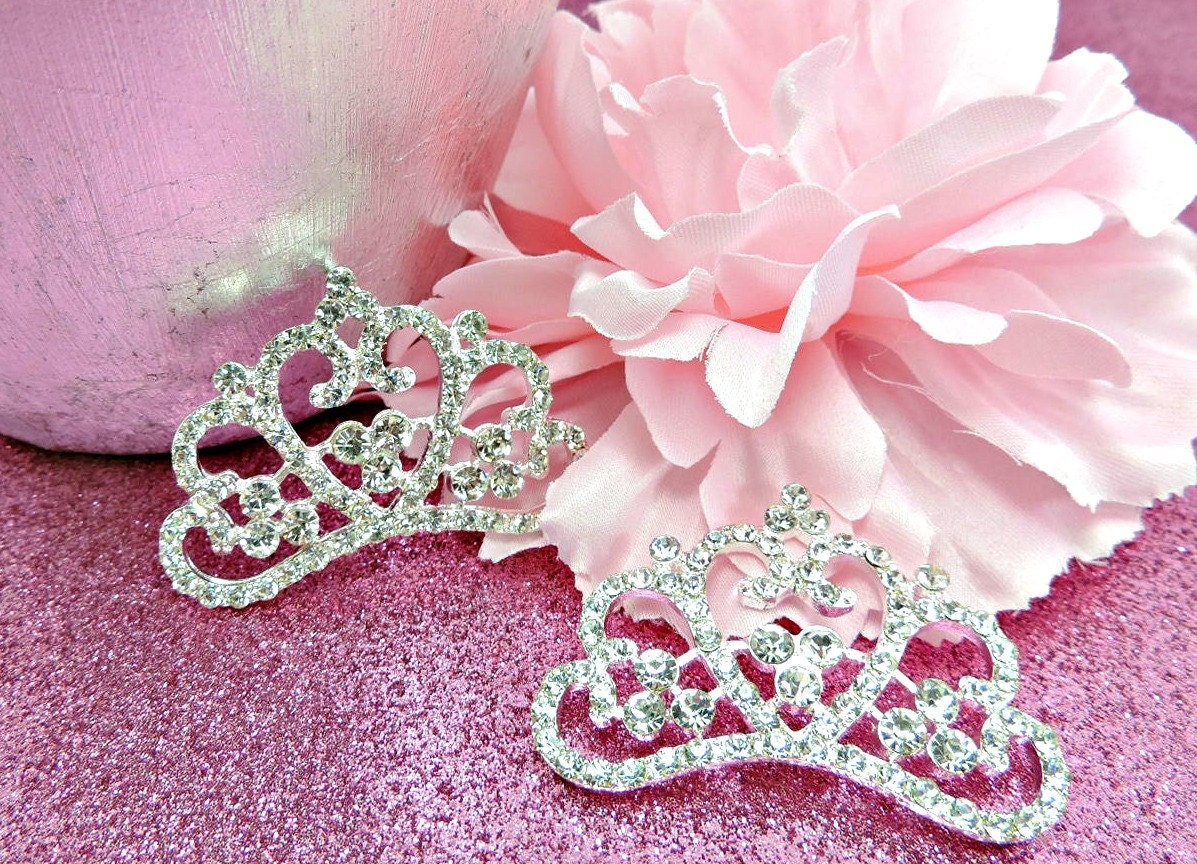 Princess Tiara Rhinestone Princess Crown By Thebuttonsisters 9477