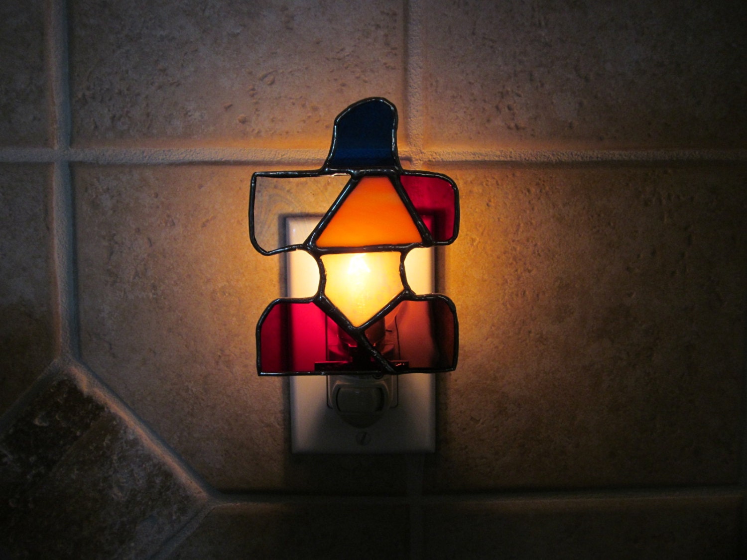 autism awareness puzzle piece night light in brilliant colors night light autism