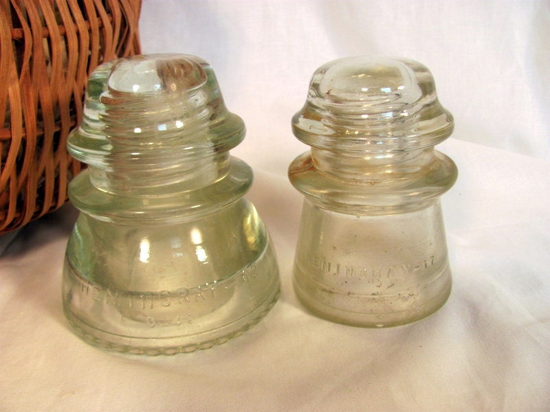Clear Glass Insulators / Hemingray 42 and by
