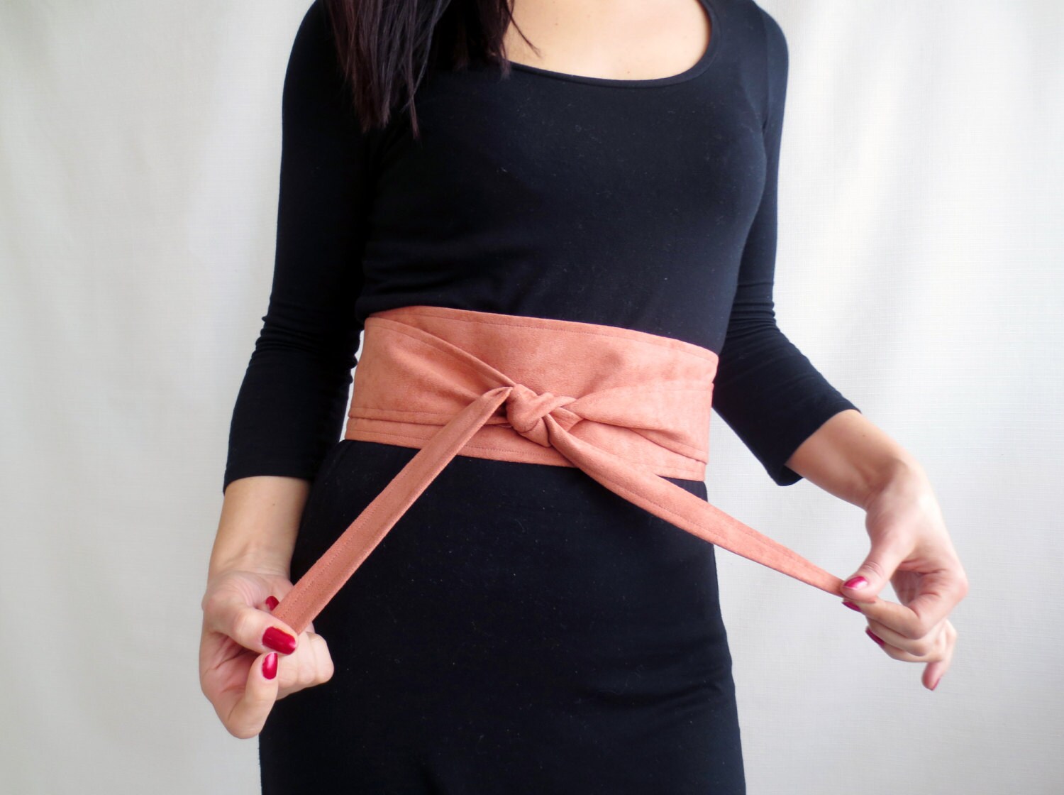 blush pink belt