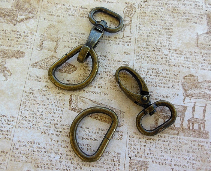 Metal Findings Metal Hooks Fasteners Jewelry by TinkerBeadDesigns