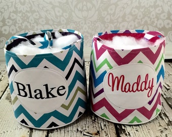 Monogrammed Easter Basket - Custom Easter Bag - Embroidered Easter Basket - Personalized Easter Egg Bag Hunt - You Choose