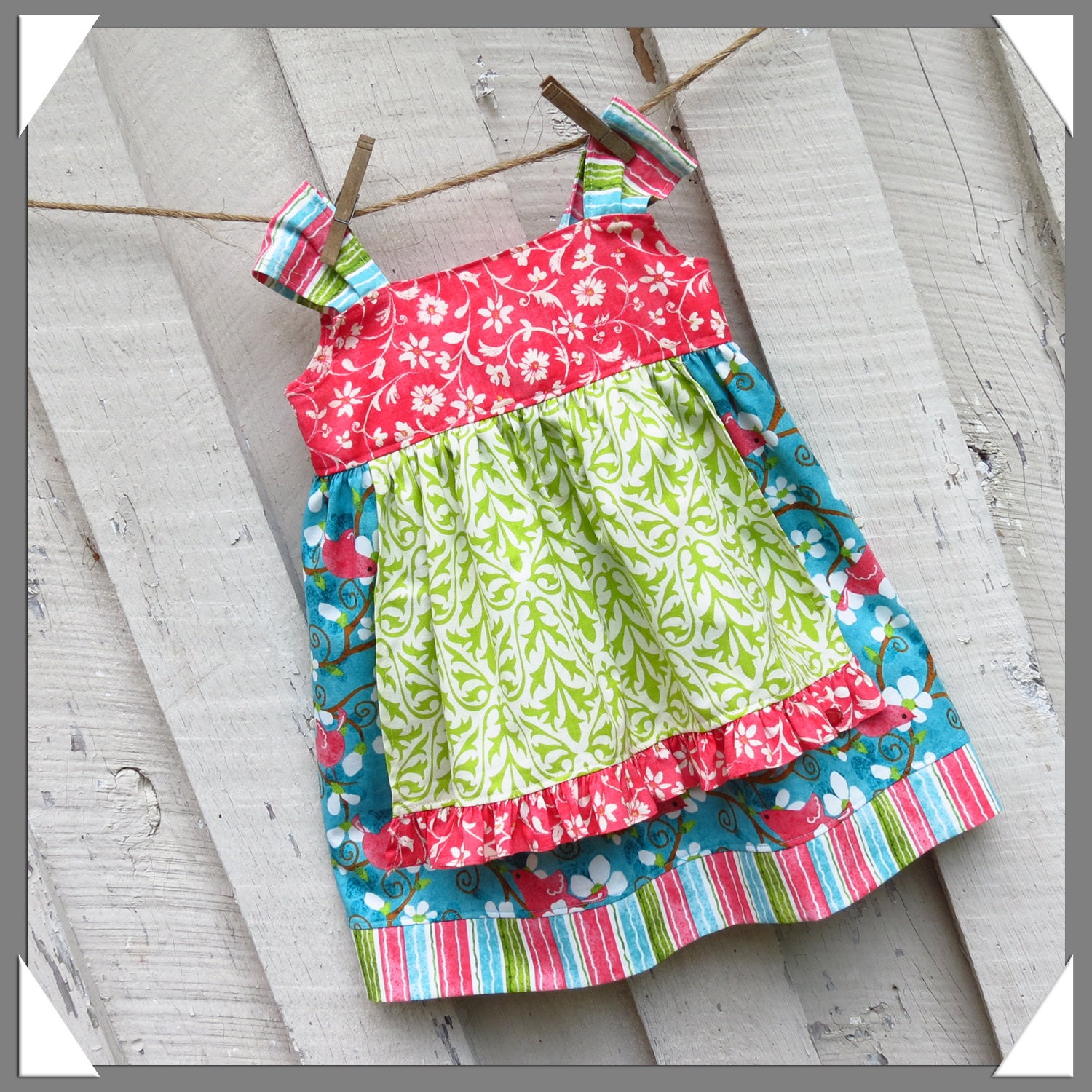 Josie.. Girl's Dress Pattern. Knot dress by ViolaLeePatterns