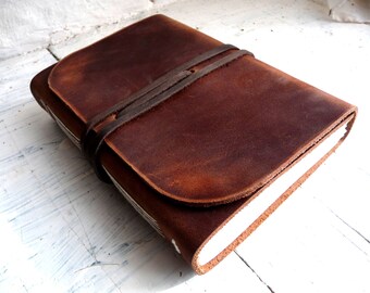 Leather Sketchbook. Leather Journal. Leather travel Journal