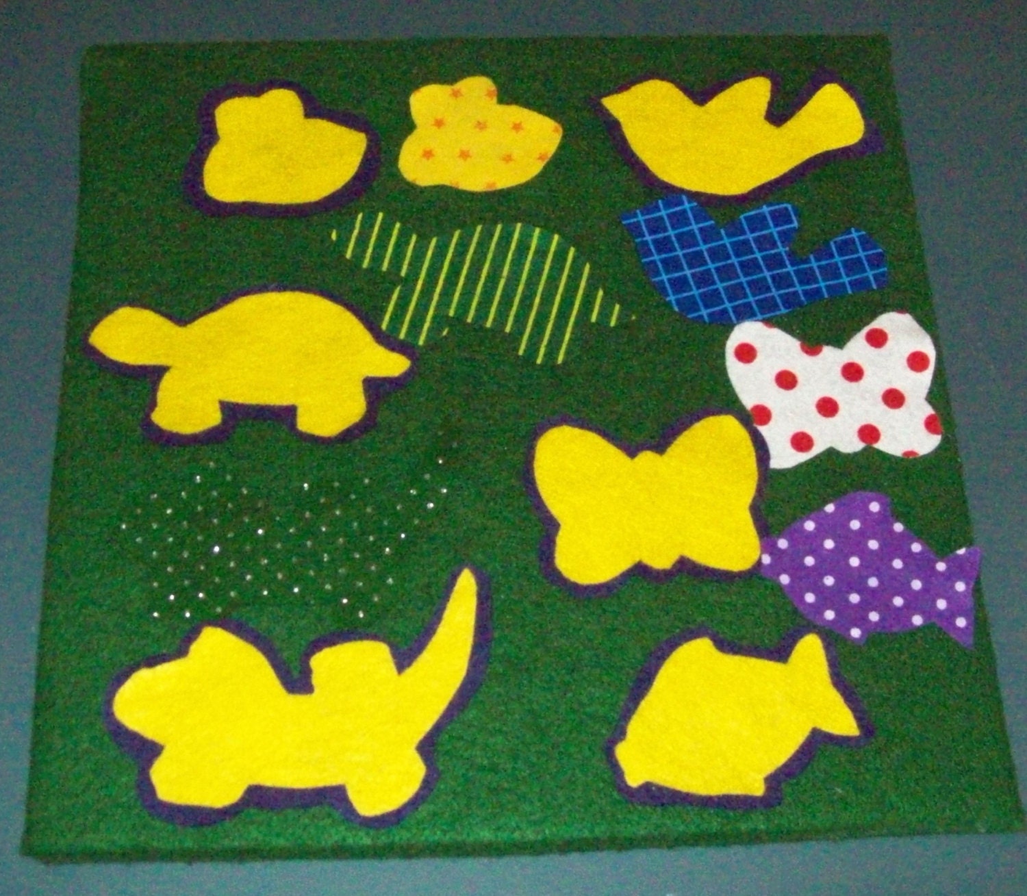 Spring Animals Shape flannel board felt set by Craftsforeveryone