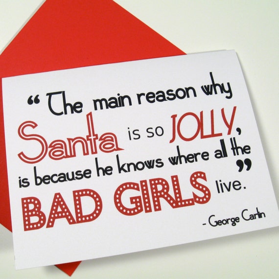 Funny Holiday Card Naughty Christmas Greeting Humorous