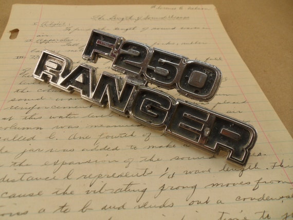 Vintage ford pickup F250 Ranger hood ornament by aVintageParcel