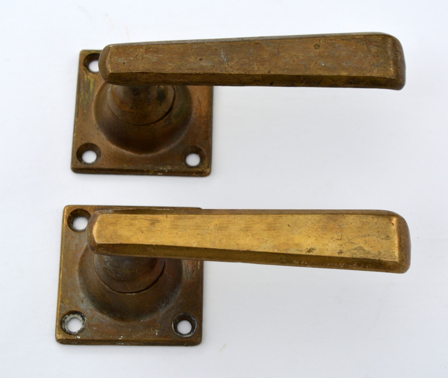 Edwardian Door Handles Vintage Brass Door Handles Vintage Door Handles