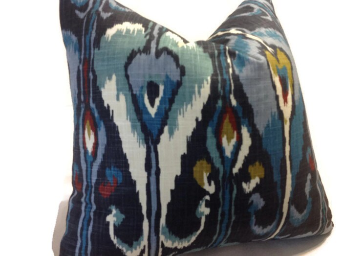 Pillows Ikat Pillows Throw Pillows Decorative Pillow by DEKOWE