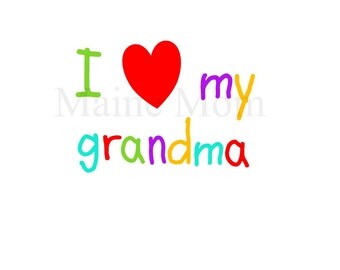 Grandma Clipart – Etsy