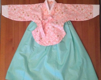 Hanbock, Korean dress, 1st Birthday, cotton