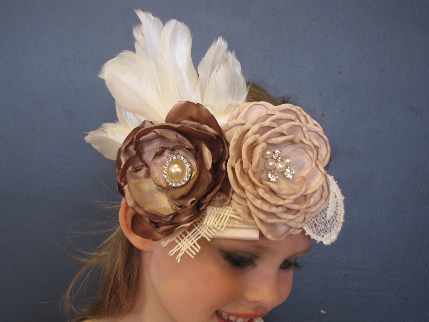 Vintage Flower Girl Headpieces 5