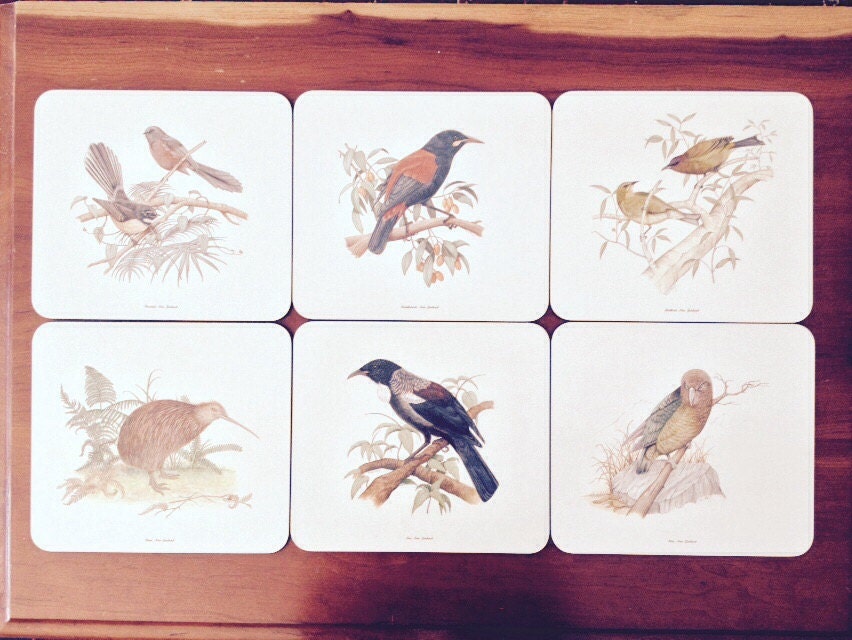 Vintage Placemats Jason of Auckland New Zealand Set of 6