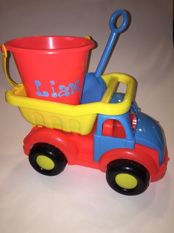 Sand Toy Dump Truck by KiddieAnticsByCyndi on Etsy