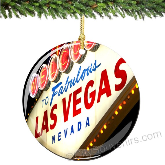 las vegas porcelain christmas ornament decoration las vegas porcelain christmas ornament decoration