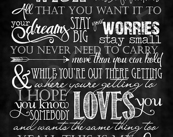 Chalkboard Art ~ Song "My Wish"