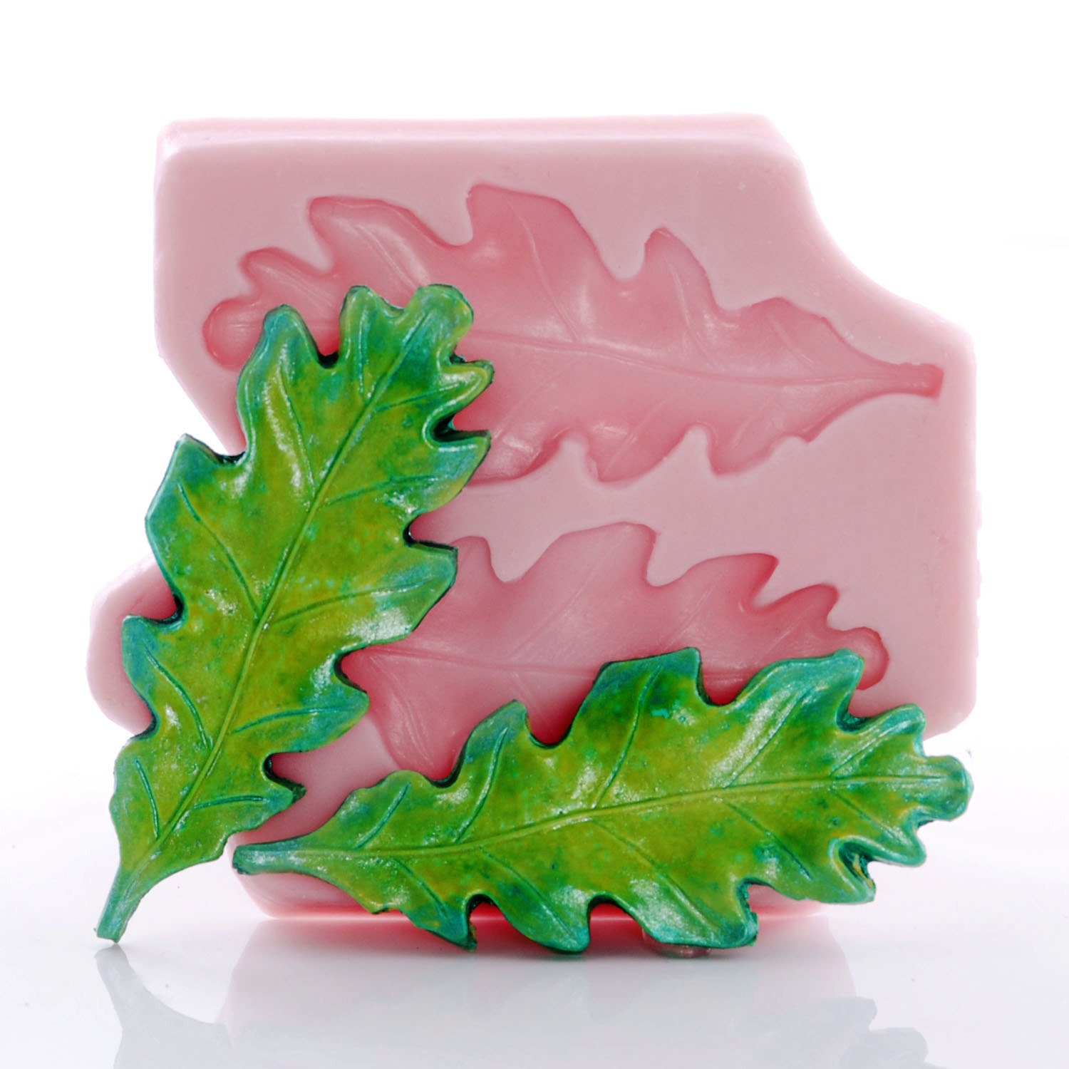 Large Oak Leaf Silicone Mold Food Safe Flexible Mold Fondant