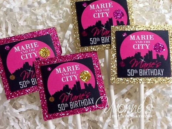 Sex And The City Cupcake Toppers For Her By Candybarboutique 3561