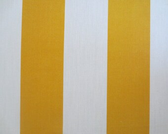 OUTDOOR Pillow Cover in a Yellow and White Stripe Print