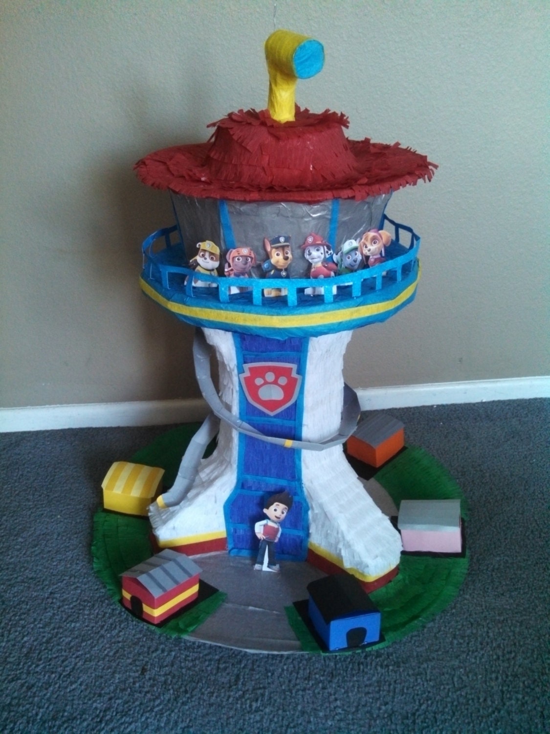 paw patrol lookout tower cake paw patrol lookout tower cake