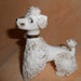 white poodle figurine