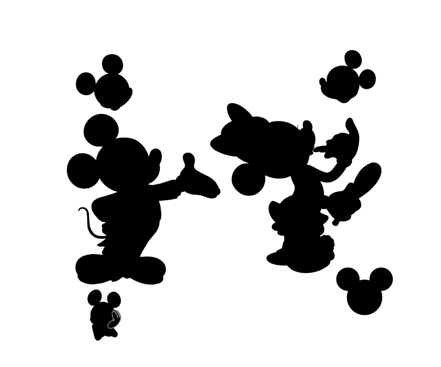 Download mickey mouse silhouette digital clipart vector eps png ...