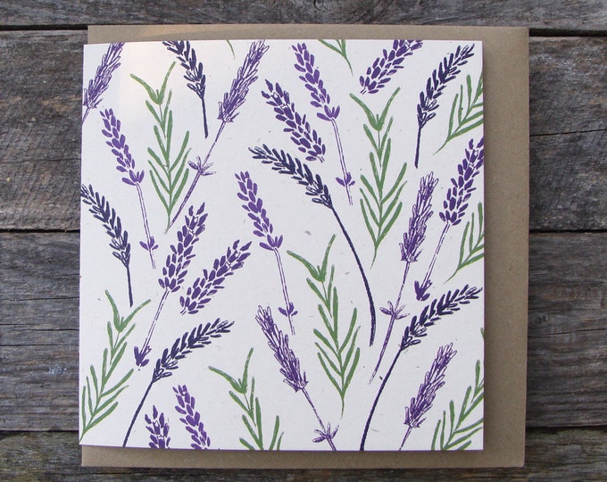 Lavender Card