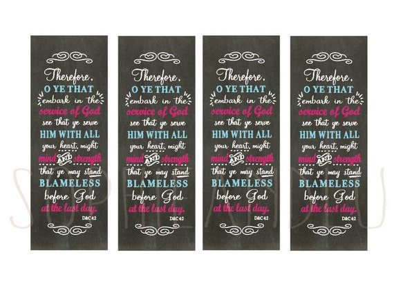 items similar to lds youth 2015 theme printable bookmarks instant
