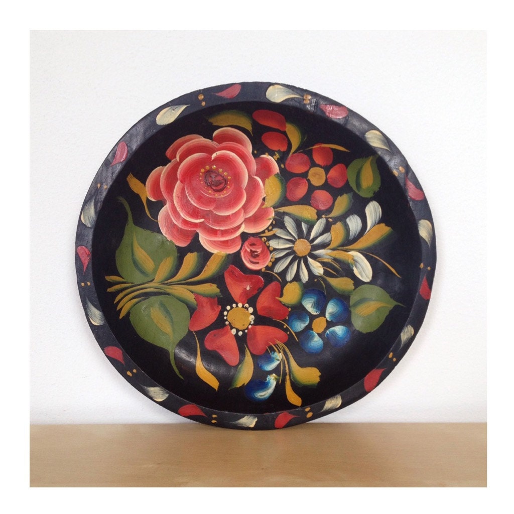 Hand Painted Wooden Tray By CottonAndCopper On Etsy   Il Fullxfull.713218619 Tpl2 