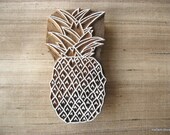 Pineapple Print Stamp Tropical Fruit Pottery Printing Stamp