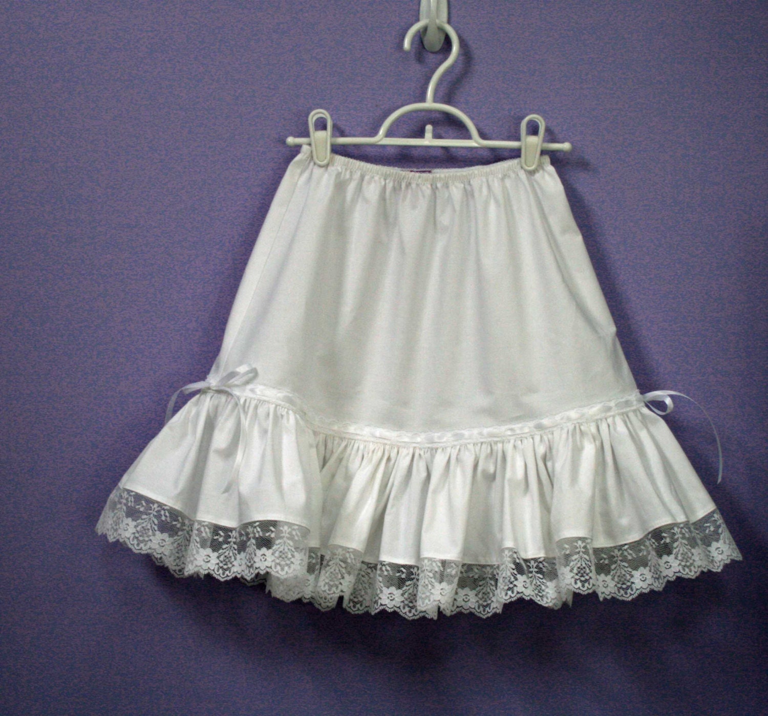 plus size cotton petticoat