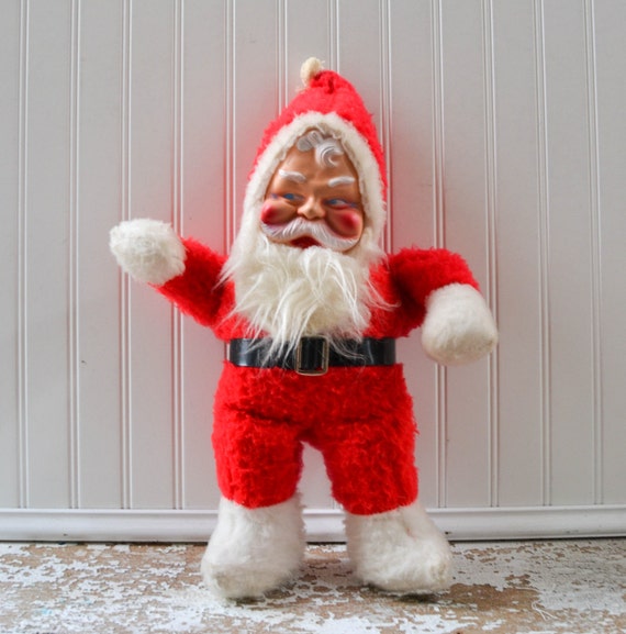 vintage plush santa