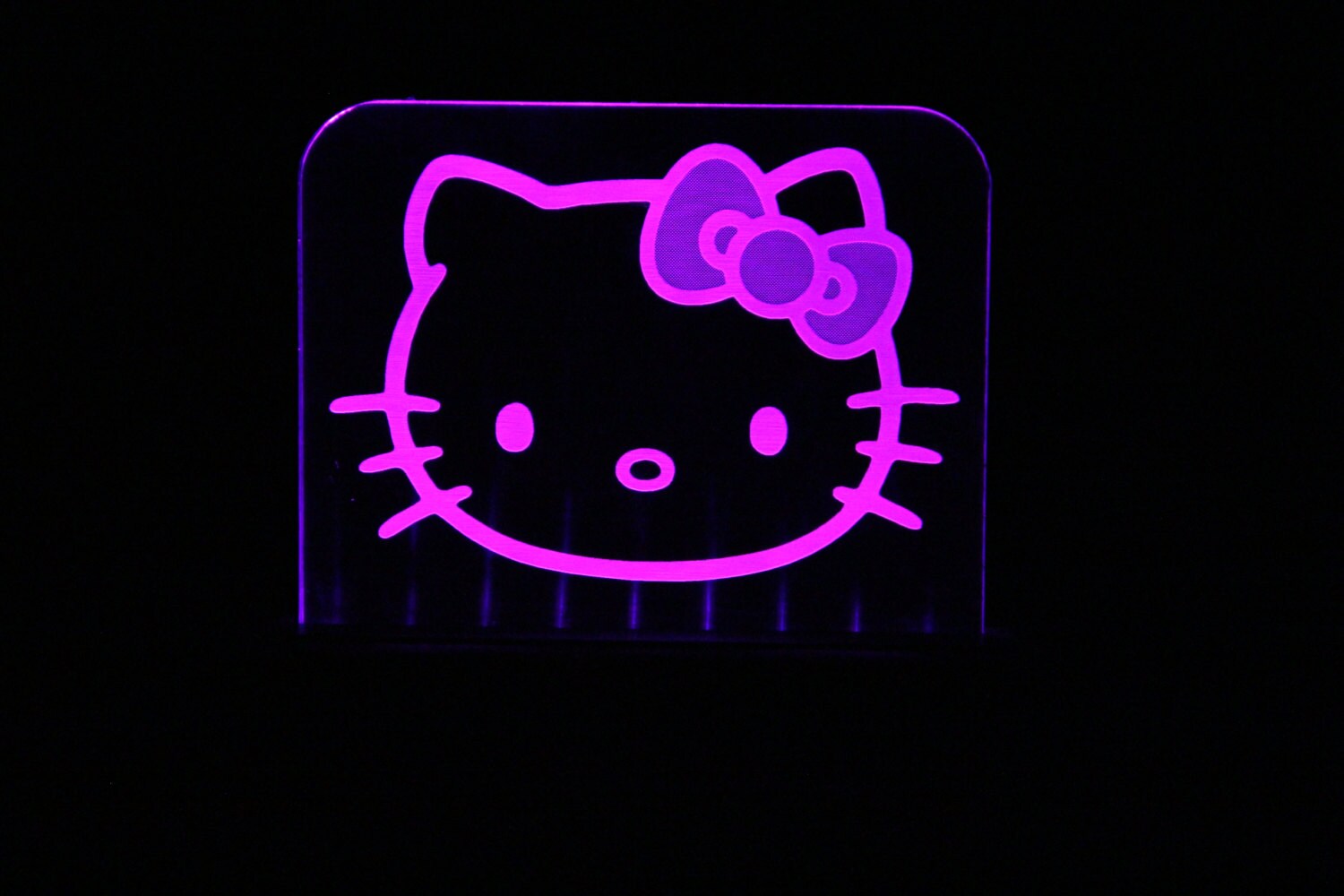 hello kitty pink LED display light sign nightlight by HeroLights