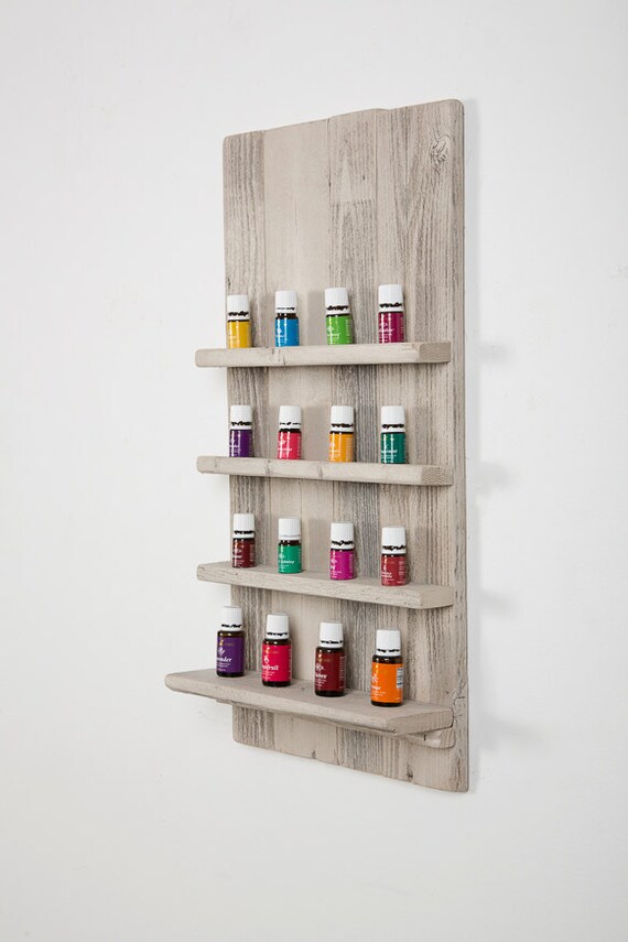 Essential Oils Wall Hanging Display Shelves by DrakestoneDesigns