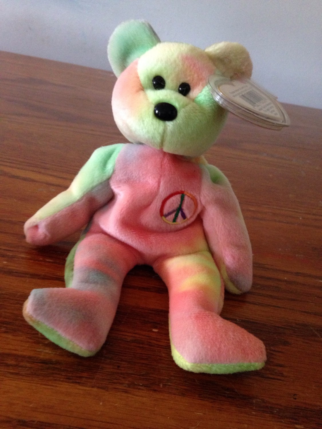 Rare Peace Ty Beanie Baby '96 FREE USA by BrownsThreadWorks