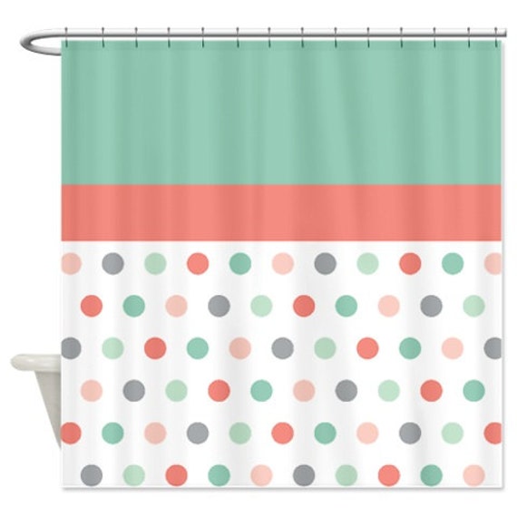 Polka Dot Shower Curtain Polka Dot Shower Curtain