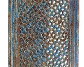 Hand Carved Window Screen Panel Retro Classic Window Frame-India Architectural