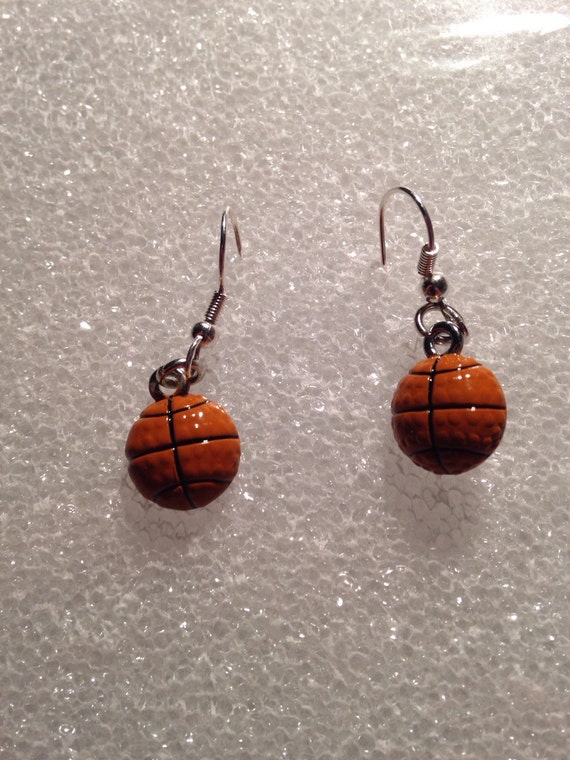 Earrings Basketball Earring Dangle Basketball Sports Mom