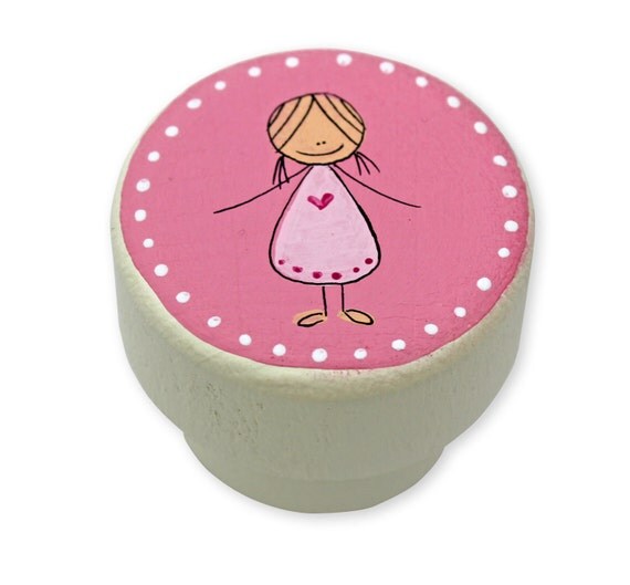 Girls Drawer Knobs Girls Room Art New Baby Girl Gift