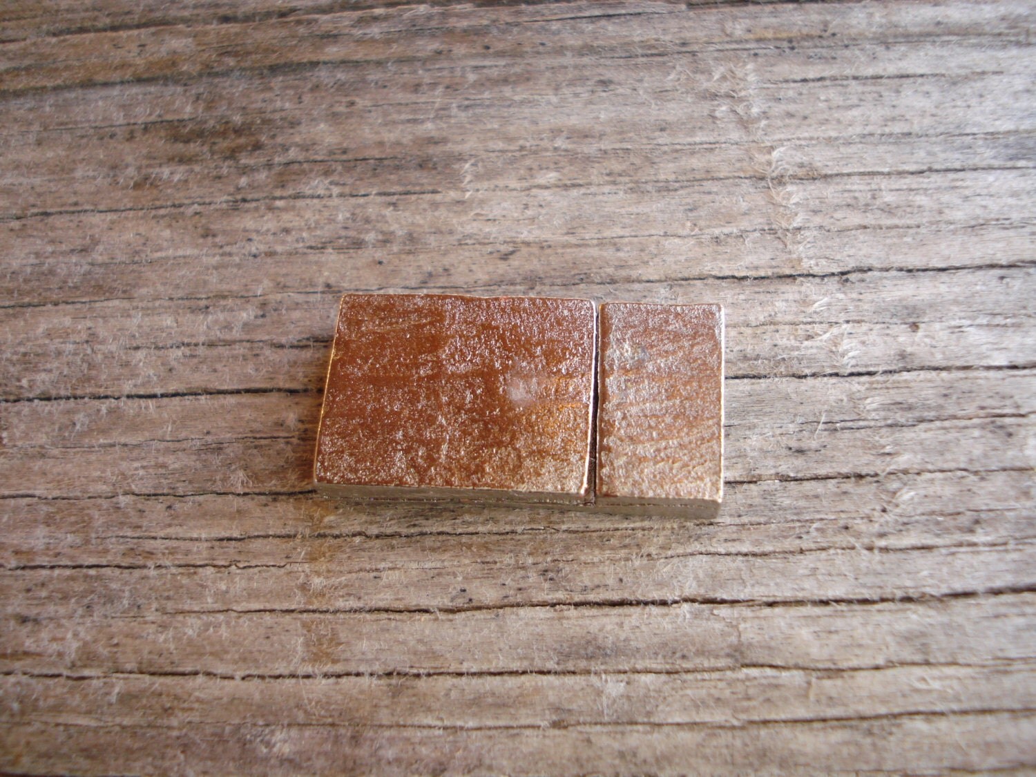 10mm silver plated flat leather end caps by 12PreciousStones