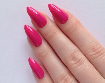 Matte grey stiletto nails Nail designs Nail by prettylittlepolish