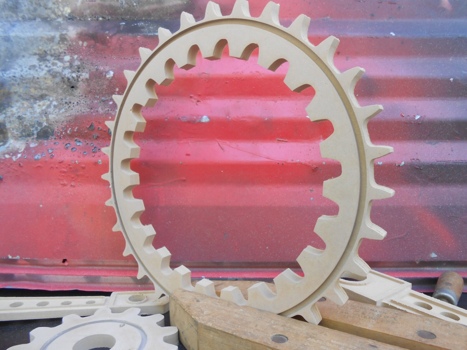 Wooden Gear Wood Gears15 inch Gear / Cog by BitterrootDSign2