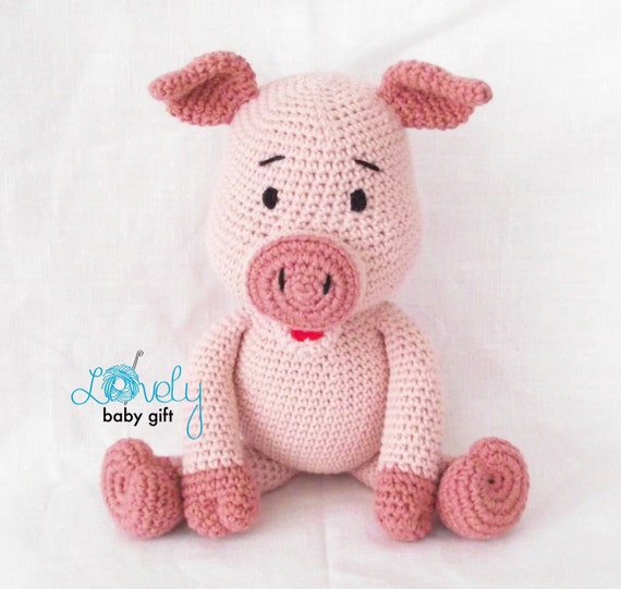 Amigurumi Pattern Piglet Crochet Pattern Pink Amigurumi